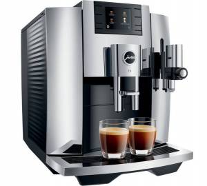 Machine à café automatique Machine à café à grain JURA E8 Chrome - 15363 (MODELE D'EXPOSITION)